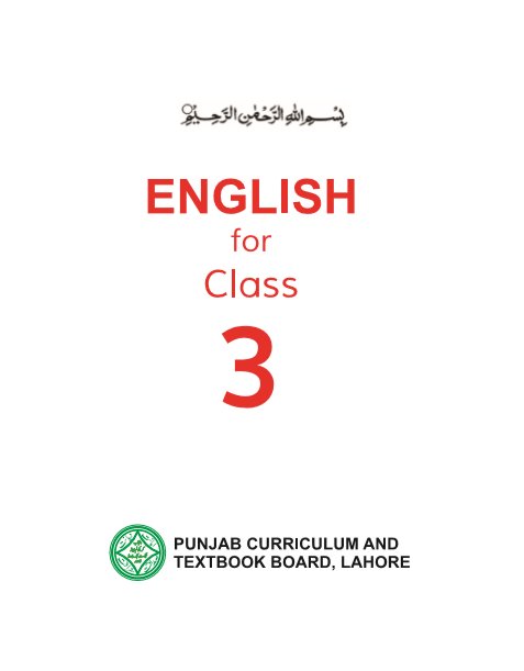 Class-3 English Text book by Punjab Text Book Board in PDF