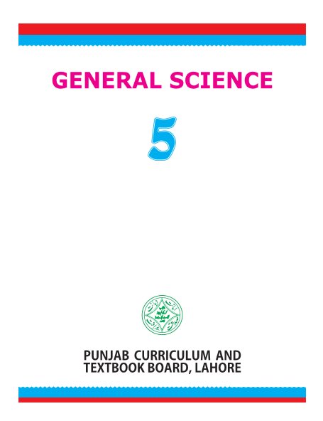 5th Gen. Science PDF by Punjab Board for English Medium Students