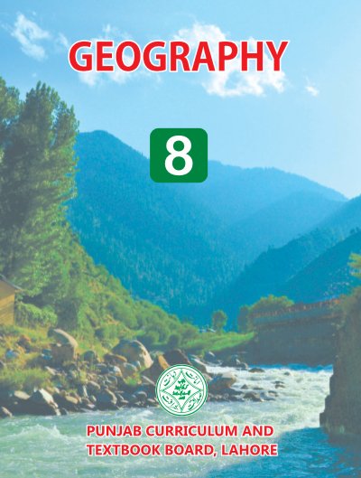 Eighth Class Geography Text Book in PDF by Punjab Textbook Board for English Medium