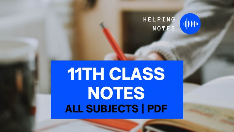 1st Year All Subjects Helping Notes PDF