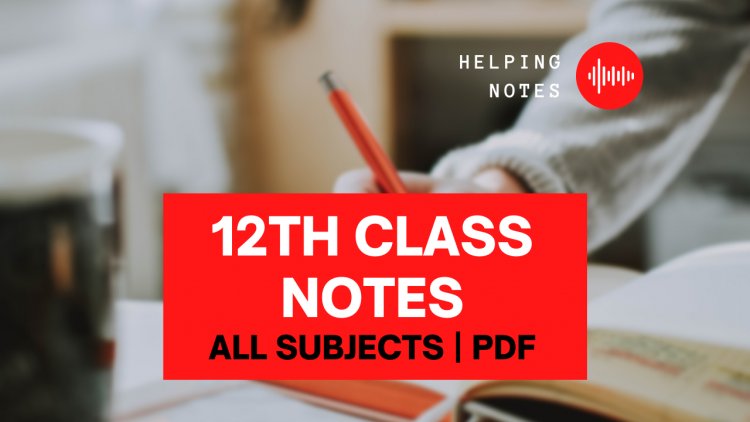 2nd Year All Subjects Helping Notes PDF