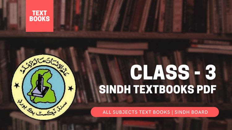 Three Class Sindh Text Books PDF
